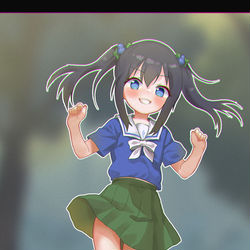 This is a pixiv picture whose title is 葫芦妹~~.