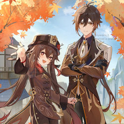 This is a pixiv picture whose title is 我ら往生堂！.