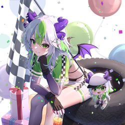 This is a pixiv picture whose title is Froot Birthday 2024.