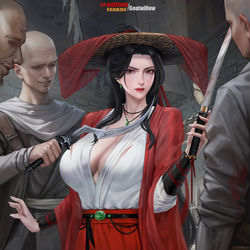 This is a pixiv picture whose title is 围捕.