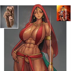 This is a pixiv picture whose title is Indian Meat.