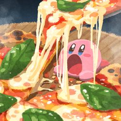 This is a pixiv picture whose title is ピザの日.
