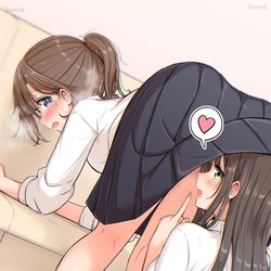 This is a pixiv picture whose title is スカートの.