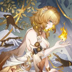 This is a pixiv picture whose title is Aglaea.