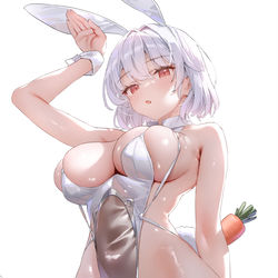 This is a pixiv picture whose title is バニーシリアス.