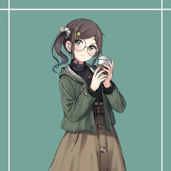 This is a pixiv picture whose title is うちの子秋服.