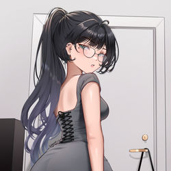 This is a pixiv picture whose title is OL.