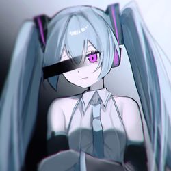 This is a pixiv picture whose title is 53曲目「匿名M」.