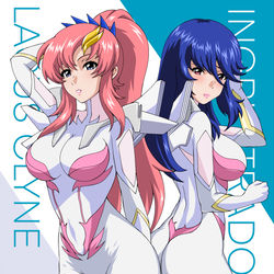 This is a pixiv picture whose title is 『ラクス＆イングリッド』.