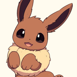 This is a pixiv picture whose title is イーブイ！.