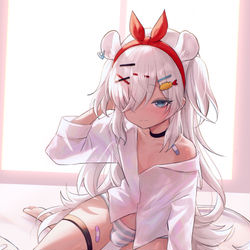 This is a pixiv picture whose title is commission.