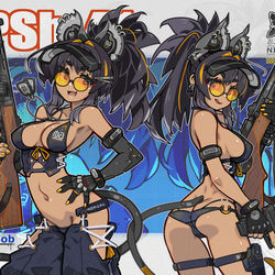 This is a pixiv picture whose title is 忍鼠娘.