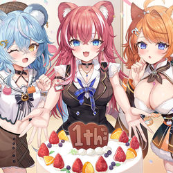 This is a pixiv picture whose title is mofumofuあにばーさりー.