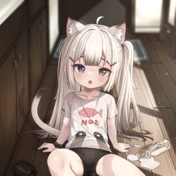 This is a pixiv picture whose title is Clumsy NONO.