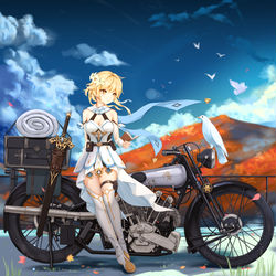 This is a pixiv picture whose title is Lumine's Journey.