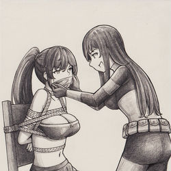 This is a pixiv picture whose title is Chair tie.