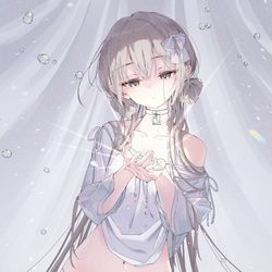This is a pixiv picture whose title is she is.