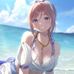 This is a pixiv picture whose title is 莉波さん.