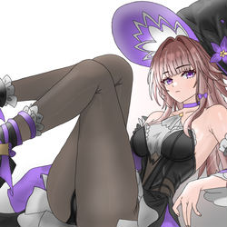 This is a pixiv picture whose title is Herta.