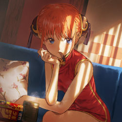 This is a pixiv picture whose title is 神楽.