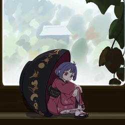 This is a pixiv picture whose title is 越冬.