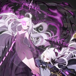 This is a pixiv picture whose title is 空崎ヒナ VS ヒナテラー.