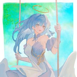 This is a pixiv picture whose title is Robin.