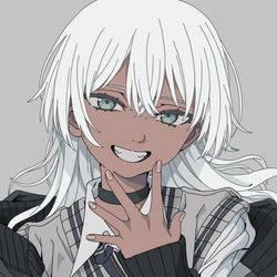 This is a pixiv picture whose title is 褐色ちゃん.