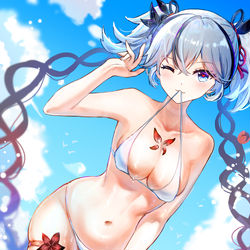 This is a pixiv picture whose title is 泳装椿.