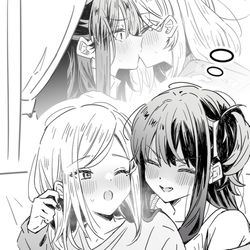 This is a pixiv picture whose title is ささやくように恋を唄う.