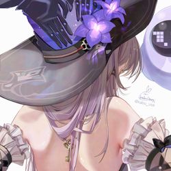 This is a pixiv picture whose title is お着替えマダム・ヘルタ📖.