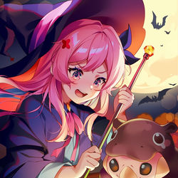 This is a pixiv picture whose title is ハロウィン.