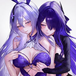 This is a pixiv picture whose title is 抱擁.