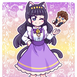 This is a pixiv picture whose title is はぴばで会長☆あまねたんお祝いすーれ🎶.