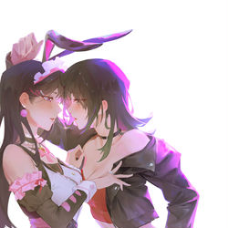 This is a pixiv picture whose title is 想把立希抱起来干.