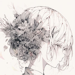 This is a pixiv picture whose title is 『sketches』.