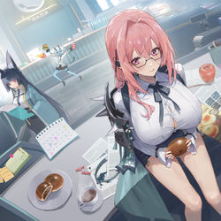 This is a pixiv picture whose title is あんぱん☕️.