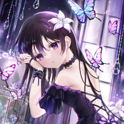 This is a pixiv picture whose title is 🦋.