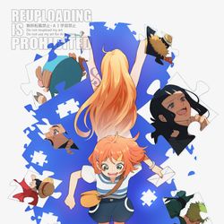 This is a pixiv picture whose title is ONE PIECE FAN LETTER.