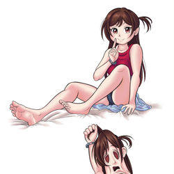 This is a pixiv picture whose title is Rent A Girlfriend Suit.