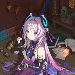 This is a pixiv picture whose title is 茜特菈莉.