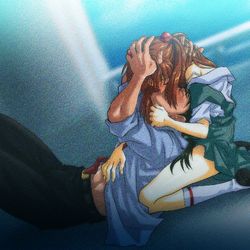 This is a pixiv picture whose title is LAK one kiss.