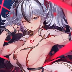 This is a pixiv picture whose title is ツバキちゃん😜.