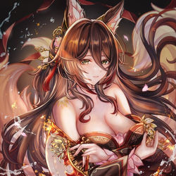 This is a pixiv picture whose title is 停雲.