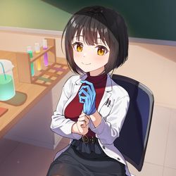 This is a pixiv picture whose title is 茄子.