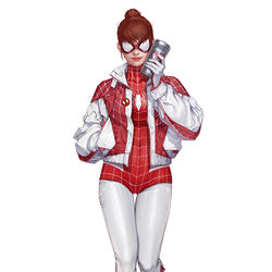 This is a pixiv picture whose title is Spinneret (Mary Jane Watson-Park.
