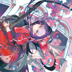 This is a pixiv picture whose title is 躯树の墓守.