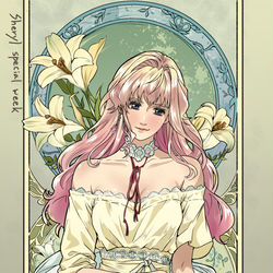 This is a pixiv picture whose title is シェリルSW20241.