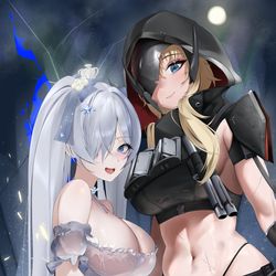 This is a pixiv picture whose title is Cinderella & Grave NIKKE.