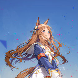 This is a pixiv picture whose title is グラスワンダー.